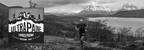 Ultra Paine Trail Running Event Patagonia, Chile Black White